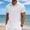#White, variant on DPTALR Men's Casual Vacation Solid Color Button-down Collar Stylish Short Sleeve Shirt,White, S