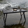 thumbnail image 1 of Mesa de picnic plegable IGT, mesa de camping con tablero enrollable para picnic al aire libre, 1 of 9