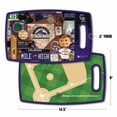 thumbnail image 3 of YouTheFan MLB Colorado Rockies Retro Series Cutting Board, 3 of 4