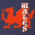 thumbnail image 3 of CafePress - Wales Long Sleeve Dark T Shirt - Long Sleeve Dark T-Shirt, 3 of 4