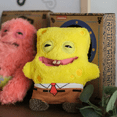 thumbnail image 5 of Peluches de Bob Esponja, Patricio Estrella, serie Fuggler, muñecos de peluche, divertidos y feos, monstruo con dientes, regalo de cumpleaños para niños, 5 of 5