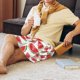 thumbnail image 5 of Fotbe Hand Drawn Watermelon Pantalones Cortos de Pijama para Hombre, Ropa de Dormir, Pantalones de Pijama Cortos para Hombre-XX-Large, 5 of 6