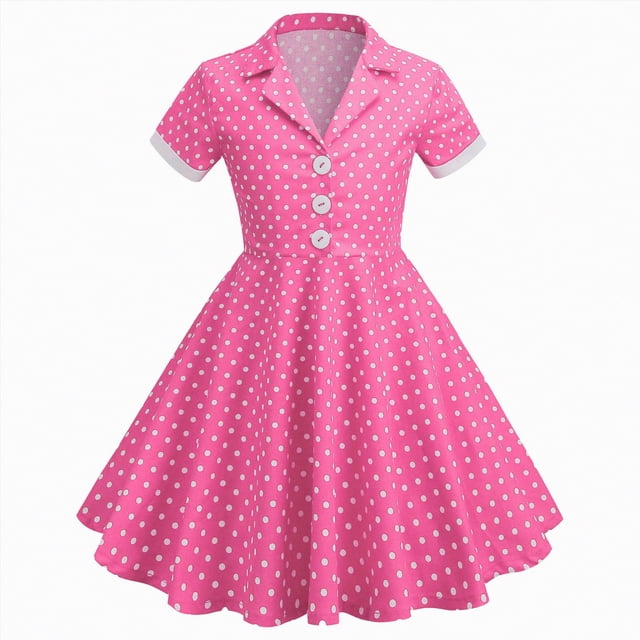 Gubotare Robes Mignonnes pour Petites Filles Robe Papillon pour Bébé Fille Tutu à Volants Sans Manches Robes Robe de Fête 3T 4T (Rose, 3-4 Ans)
