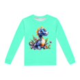 thumbnail image 5 of SXcggal One Ensemble de Pyjama pour Enfants Imprimé Dinosaure Col Rond Manches Longues Pantalon Long Vêtements de Maison (2-9 Ans) Mignon Confortable Léger Ensemble de Vêtements pour Enfants, 5 of 5