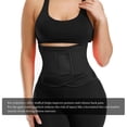 thumbnail image 3 of Entrenador de cintura Corsé Body Shaper Faja de ejercicio deportivo unisex (Negro M) Ndcxsfigh  Para estrenar, 3 of 6