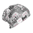 thumbnail image 2 of Honeii Cats Group Print Kids Knit Beanie Watch Hat ,Knit Cap for Boys and Girls, 2 of 7