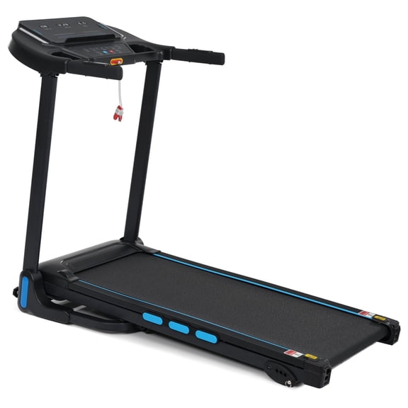 Electric Treadmill for Home with Incline, 3.5HP Folding Treadmill, 10 MPH Speed, 350 lb Capacity, Heart Rate Sensors, Bluetooth Speaker, USB & Type-C Charging