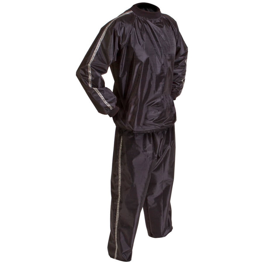 GoFit Extreme Sauna Suit, 2Piece, Black