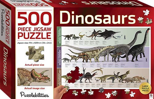 Puzzlebilities 500 PC Jigsaw Puzzle & Dinosaurs Activity Gift for sale online 