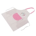 thumbnail image 3 of Delantal para decoración de uñas con patrón de cachorro, delantal de cocina lavable a máquina, delantal de cocina impermeable para manualidades, color beige, 3 of 8