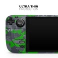 thumbnail image 4 of Design Skinz - Compatible with Steam Deck - Skin Decal Protective Scratch-Resistant Removable Vinyl Wrap Cover - Dark Green and Gray Digital Camouflage, 4 of 5