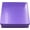 Purple, variant on Square Tin Box with Lid Portable Metal Box with Lid for Home Office Kitchen Snack Tin for Candy Snacks Cookies Presents (Silver)