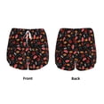 thumbnail image 3 of Salouo BBQ Print Women's 2 in 1 Running Shorts Double-Layer Shorts Athletic Workout Gym Yoga Shorts Running Shorts for Women-X-Large, 3 of 7