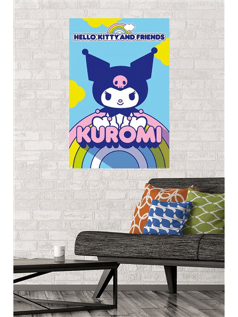 Hello Kitty and Friends - Kuromi Wall Poster, 22.375