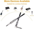 thumbnail image 1 of NARABB Guitar Cable Feet Cable TS Right Angle to Straight for Pro Audio, 1 of 9