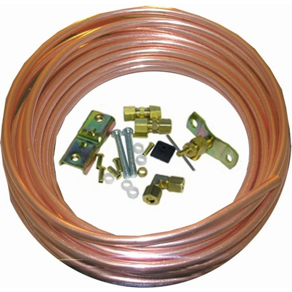 Larsen Supply Copper Tubing Ice Maker Installation Kit - 1/4" x 20'