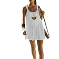 thumbnail image 4 of Lamuusaa Women's Tennis Dress Cutout Loose  Athletic Dresses with Built in Bra and Shorts Set, 4 of 6