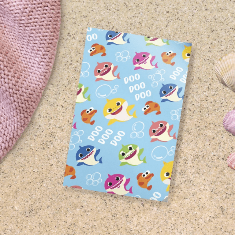 Baby Shark Wrapping Paper - PimpYourWorld Birthday Party Supplies