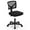Black, variant on CONCETTA Mesh Task Chair with Padded Seat for Home Office, Orange