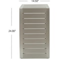 thumbnail image 3 of Christopher Knight Home Cape Coral Aluminum C-Shaped End Table, Silver, 3 of 8