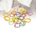 thumbnail image 1 of 24Pcs Crochet Locking Marking Rings, Sturdy Material and Bright Color Easy to Use Metal Stitch Markers for Knitting and Crocheting Accessories, 1 of 7