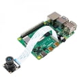 thumbnail image 1 of Cámara Raspberry PI con visión nocturna, módulo de cámara 1080p/720p, minicámara de 5 MP, cámara web para Raspberry Pi 2, 4 y 3, modelo B+, cable de cámara., 1 of 5