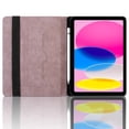 thumbnail image 2 of Case for iPad Pro 11 inch 2022/2021/2020/2018, Pink Leather Folio Stand with Pencil Holder & Card Slot, Auto Wake/Sleep, 2 of 7