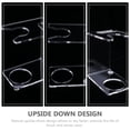 thumbnail image 3 of FENGGUIQU 3Pcs Transparent Shaving Brush Holder Bathroom Razor Organizer for Easy Space Saving, 3 of 8
