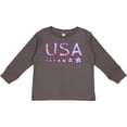 thumbnail image 3 of Inktastic Fourth of July USA Red, White, and Blue Boys or Girls Long Sleeve Toddler T-Shirt, 3 of 5