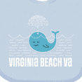 thumbnail image 4 of Inktastic Virginia Beach Va Cute Vacation Boys or Girls Baby Bib, 4 of 4
