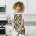 thumbnail image 4 of Yellow Lemon Fruit Flowers Kids Aprons for Girls and Boys,Adjustable Neck Strap Toddler Aprons for Kids Cooking Baking, 4 of 6