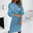 thumbnail image 4 of TJAZFJPA Robe Tunique pour Femmes Mode Décontractée Automne et Hiver Manches Longues Taille Soirée Jupe Courte Robe Chemise Robes pour Femmes Robes d'Été, 4 of 9