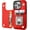 Red, variant on MYKOMI Compatible with iPhone 16 Pro Wallet Case with Card Holder, PU Leather Kickstand Card Slots Case, Double Magnetic Clasp and Durable Shockproof Cover 6.3 Inch