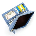 thumbnail image 6 of Business Money Bag Clutch Zipper Cellphone Bag Coin Purse Card Holder Long Wallet DARK GREY, 6 of 8