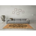thumbnail image 3 of Ahgly Company Indoor Square Persian Brown Traditional Area Rugs, 8' Square, 3 of 4