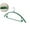 Green, variant on VQPeo 10 Pcs Velvet Hangers, Metal Core Clothes Racks, Space-Saving Round Silicone Garment Holders for Closet Organization & Gift Giving