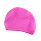 thumbnail image 4 of Gorro de natación de silicona Gorro de natación Gorro de natación Antideslizante Protección para el cabello Gorro elástico rosa, 4 of 9