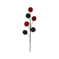 thumbnail image 5 of 4Pcs Christmas Tree Picks Decorations Red Green Christmas Ornaments Xmas Floral Branches and Ball Picks Decoration for Holiday Christmas Tree Decorations, 5 of 9
