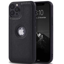 For Apple iPhone 12 Pro Max (6.7'') Case Luxury Leather Business Vintage Elegant Slim Non-Slip Soft Grip Shockproof Protective Cover