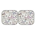 thumbnail image 7 of Goofa Vintage Butterflies Pattern 2 Piece Car Windshield Sun Shade Foldable | Front Windshield Shade for Sun, Heat and UV Rays | Sunshade for Car Front Window-Medium, 7 of 7