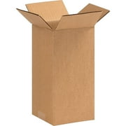 5" x 5" x 10"'' Shipping Boxes 32 ECT Brown 25/Bundle(5510)