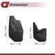 thumbnail image 3 of Unique Bargains 1 Set Mud Flaps Splash Guards para Lexus GX550 2024 Guardabarros delanteros y traseros con accesorios de montaje, 3 of 6