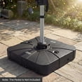 thumbnail image 2 of Gymax Base de Parasol Déporté d'Extérieur 285 Lb avec Roues pour Jardin, Terrasse, Bord de Piscine, 2 of 10