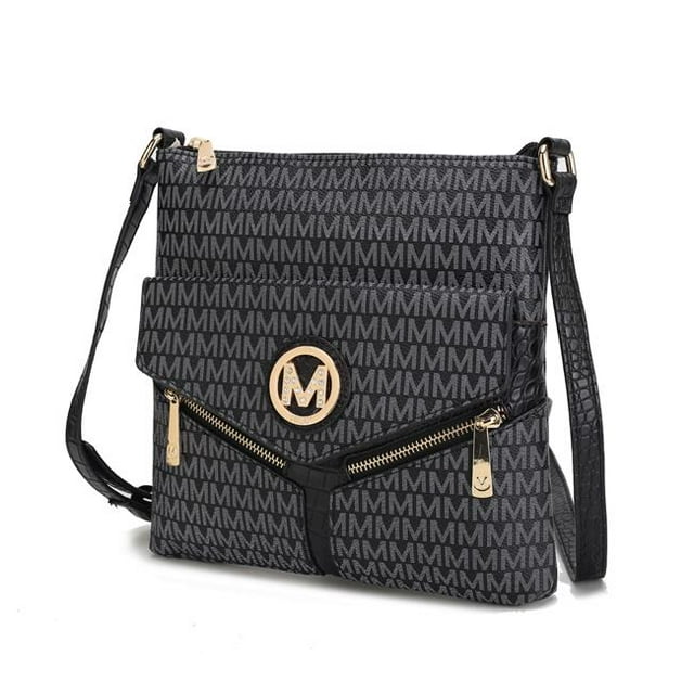 MKF Collection by Mia K. MKF-UM5526BK Cecilia Crossbody Bag