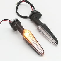 1 Pair Motorcycle LED Turn Signal Light Amber For Yamaha
