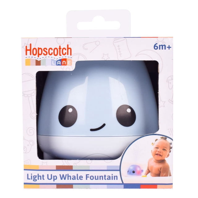 Hopscotch Lane Whale Light up Fountain Bath Toy | Baby and Toddler 6 Months and Older, Unisex