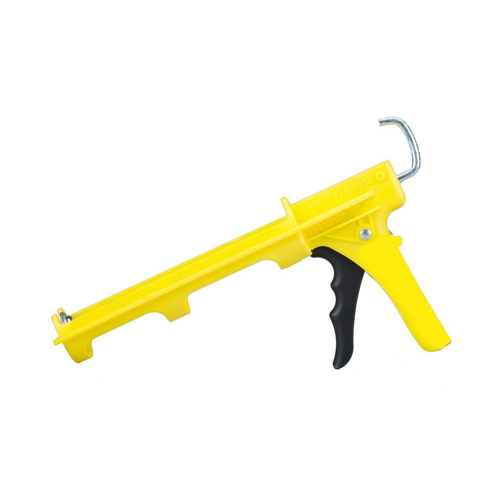 Dripless ETS1000 Ergonomic Grip Contractor Caulk Gun, 10 Oz , Yellow