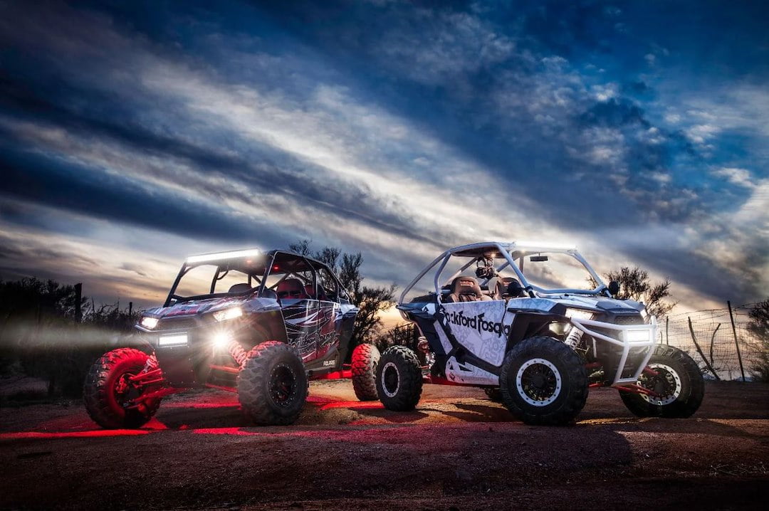 Rigid Industries Rock Light Kit- Red (4 lights)
