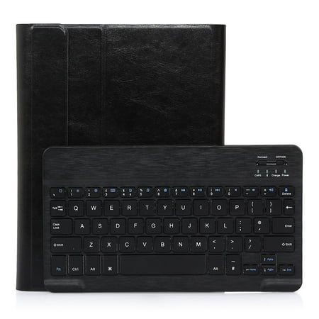 For iPad 2 /3/ 4 Wireless Bluetooth Keyboard Rechargeable with Case Cover,CoastaCloud Ultra thin US Layout,Detachable or Removable Magnetically keyboard Supreme Quality PU Leather Case Cover for (Best Wireless Keyboard Case For Ipad 4)