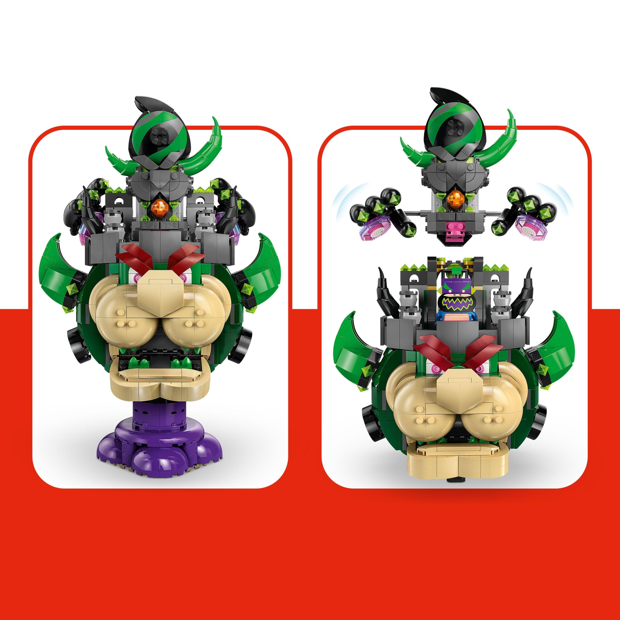 LEGO Super Mario Prince Florian & Castle Bowser Building Toy - Pretend Play Set for Boys & Girls, Ages 9+ - Building Blocks for Kids W/Digital Action & 4 Toy Figures - Gift Idea for Birthdays - 72042